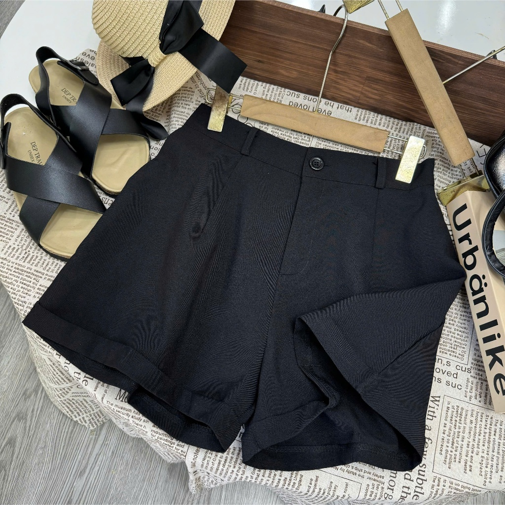 ComBo Quần đùi kiểu nữ 58-95kg  phom bigsize tôn dáng lưng chun co giãn vải fos mặc thoải mái mềm mịn mát - Q28
