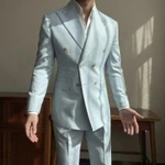 Suit Jacket Nam Cao Cấp Harold Mykonos Mist 2 Hàng Khuy Sang Trọng, Chống Nhăn, Độ Bền Cao — ảnh 2