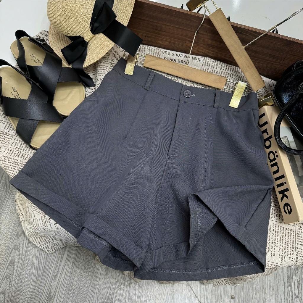 ComBo Quần đùi kiểu nữ 58-95kg  phom bigsize tôn dáng lưng chun co giãn vải fos mặc thoải mái mềm mịn mát - Q28