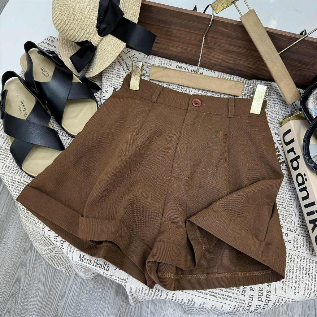 ComBo Quần đùi kiểu nữ 58-95kg  phom bigsize tôn dáng lưng chun co giãn vải fos mặc thoải mái mềm mịn mát - Q28