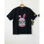 Áo thun basic unisex in hình mèo (đen / trắng) A28