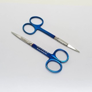 Kéo cắt chỉ 11,5cm, kéo cắt da thân và lưỡi siêu mảnh có TC cắt bén