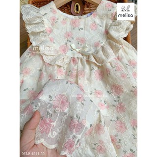 ĐẦM THÊU CÁNH TIÊN HOA TIỂU THƯ SIÊU SANG CHO BÉ GÁI TỪ 3-12T | ANHMYBABY