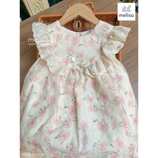 ĐẦM THÊU CÁNH TIÊN HOA TIỂU THƯ SIÊU SANG CHO BÉ GÁI TỪ 3-12T | ANHMYBABY