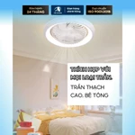 Quạt Trần Phòng Khách ATH LIGHTING Mẫu Cải Tiến Có Lắc Đầu 360 Độ 6 Cấp Độ Gió Kết Hợp Đèn 3 Màu Có Điều Khiển và APP ĐT — ảnh 7