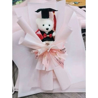 bó hoa gấu tốt nghiệp