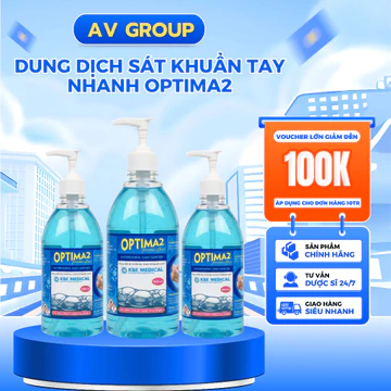 [Chính hãng] Dung dịch sát khuẩn tay nhanh OPTIMA2 - Công thức bảo vệ da tay, Khử khuẩn tức thì