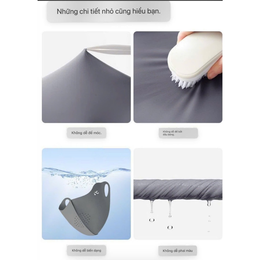 Khẩu Trang Băng Chống Nắng UPF50+ Cao Cấp – Vải Ice Silk Làm Mát, Chống Tia UV, Thoáng Khí Không Dấu Vết