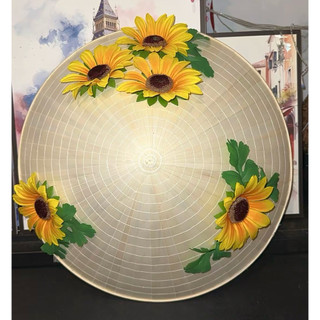 Nón Lá Hoa Hướng Dương Trang Trí Xinh Xắn 🌻 Nón Lá Chụp Ảnh Du Lịch Đi Biển Vintage Handmade
