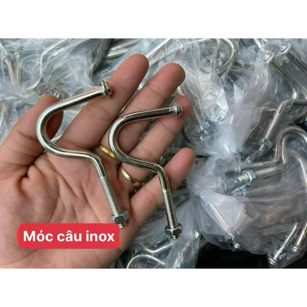 Móc cheo đồ xe máy .ty tan.inox móc u.móc câu.móc gạt