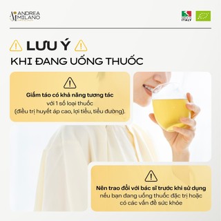 Giấm Táo Detox Milan Andrea Milano Organic Apple Cider Vinegar With The Mother
