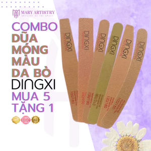 Dũa Móng Màu Da Bò Đẹp DINGXI - Tạo Form Móng, Phá Gel, Phá Bột - Nhiều Mẫu