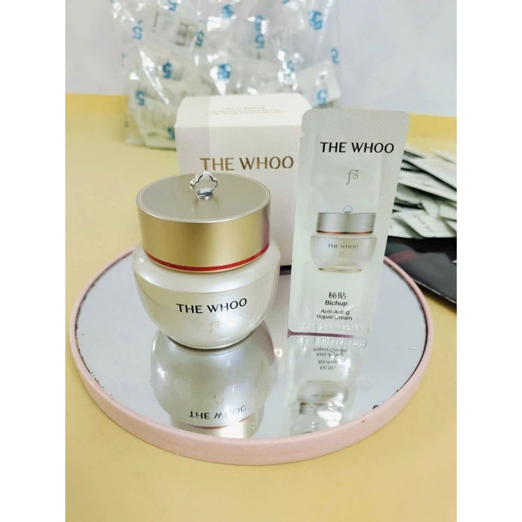 Combo 10 gói kem dưỡng chống lão hóa hồng nhuận Whoo Bicheop Ja yoon cream