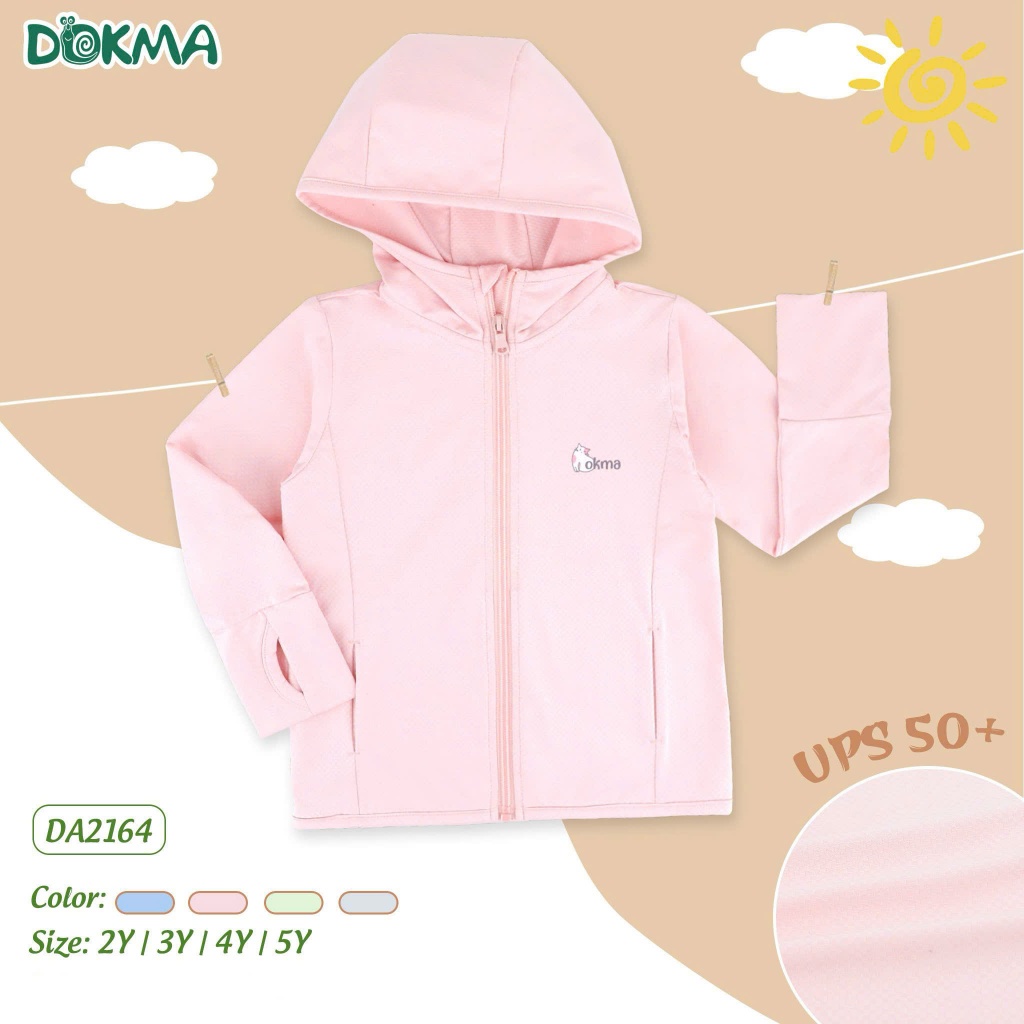 (9-18kg, 1-5Y) Áo khoác chống nắng thời trang Dokma chống tia UV siêu mềm co giãn cho bé DA1492 DA2164 DA2723