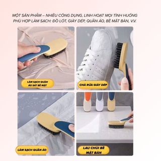 [CHÍNH HÃNG) Bàn Chải Mini Cọ Giày Đa Năng – Làm Sạch Giày Dép, Chà Bếp , Chà Bồn Tiện Lợi,Cán Cầm Chắc Tay Dễ sử Dụng