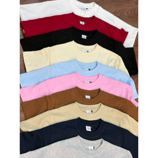 [100% COTTON PREMIUM 260GSM] Áo Boxy trơn nhiều màu Halev Brand chất Cotton Premium 260gsm