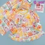 Bộ tole lanh bé gái tay dài quần dài viền màu phối nơ 10-42kg - Đồ bộ tole Flower