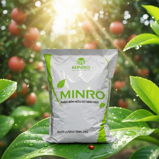 2kg Phân Bón Hữu Cơ Sinh Học Minro Cung Cấp Dưỡng Chất, Tăng Năng Suất Nông Sản Cây Rau, Hoa kiểng, Cây Ăn Trái