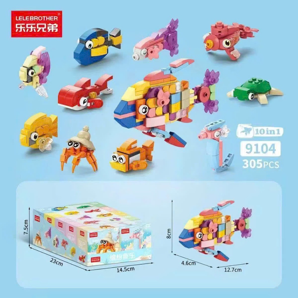 Bộ Lắp Ghép Con Vật 3D Cho Bé