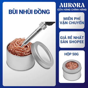 Bùi nhùi đồng làm sạch mũi hàn, mỏ hàn - hộp 50g