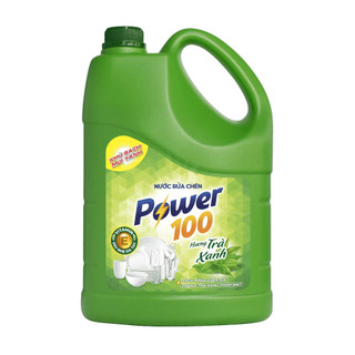 Nước Rửa Chén Power100 Tiết Kiệm - Hương Trà Xanh Lô Hội
