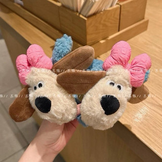 Kẹp Tóc Bông Hình Gấu Plushy Mềm Mịn – Phụ Kiện Hot Trend Hè 2026 Siêu Dễ Thương Tone Pastel Chuẩn Style Hàn Quốc