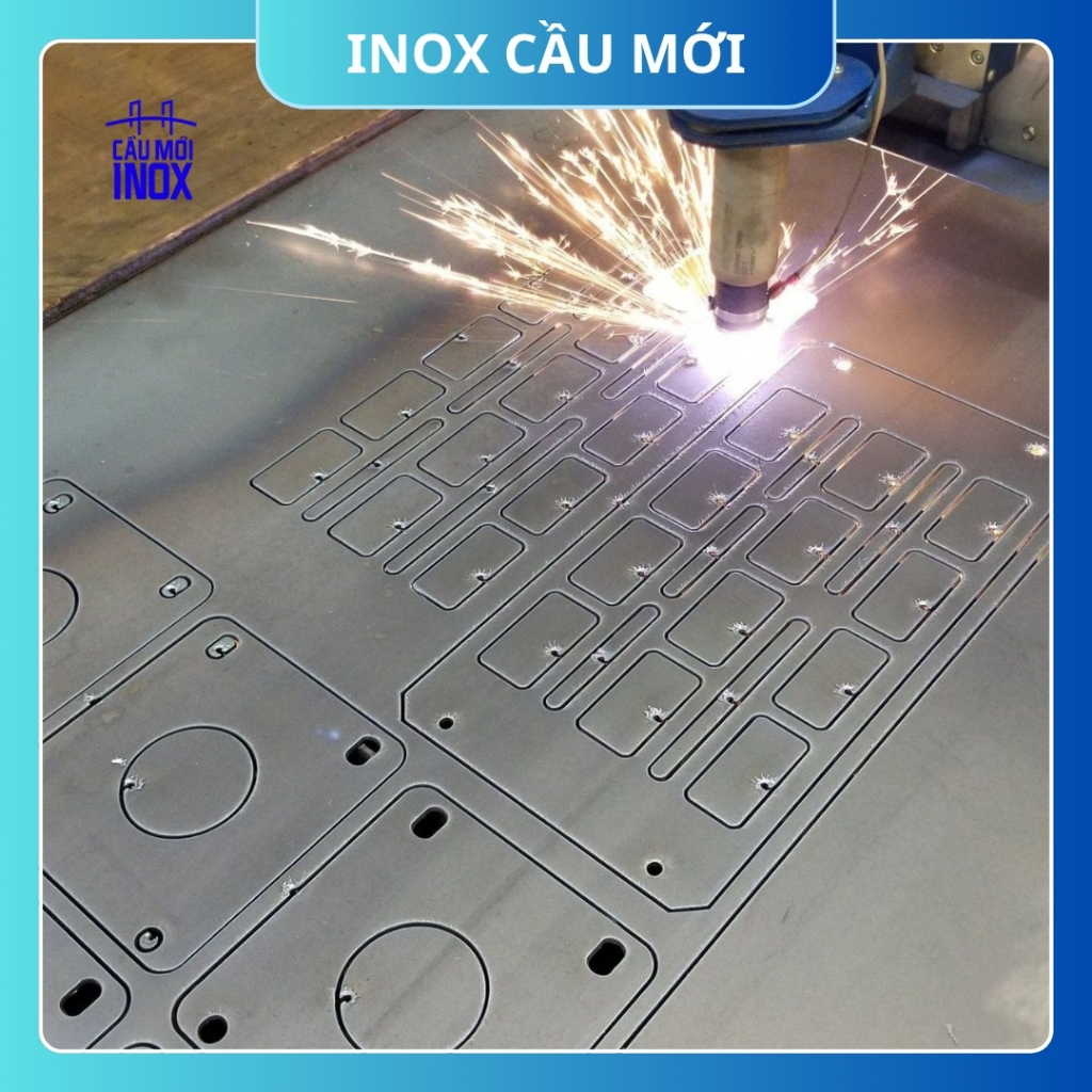 Bản mã tròn mặt bích inox 304, đường kính 114mm, độ dày 2ly, 3ly, 4ly, 5ly, cắt laser chuẩn 100%