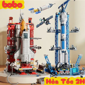 Bộ đồ chơi lắp ráp mô hình tàu vũ trụ phi hành gia cao cấp lắp ghép thông minh quà tặng cho bé