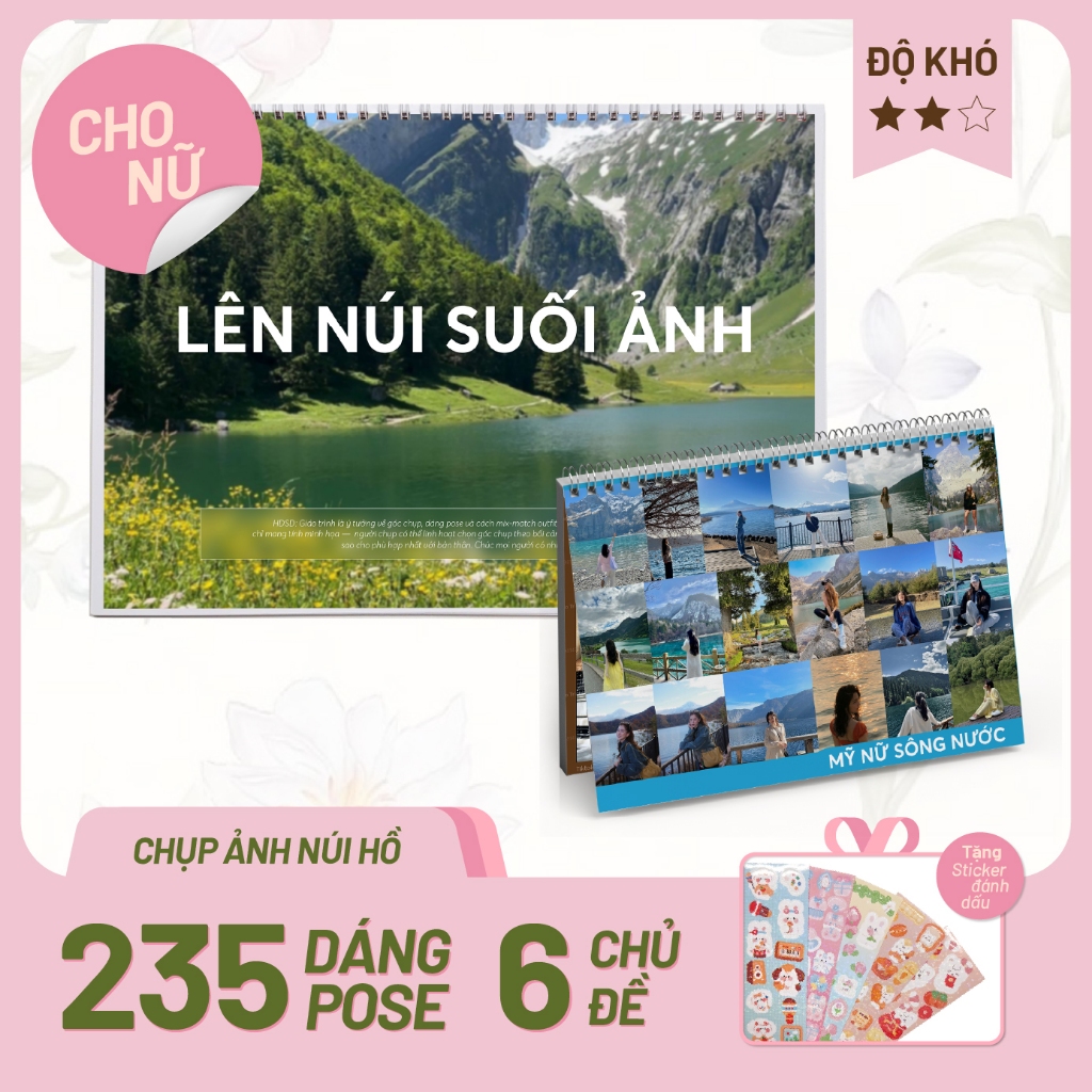 Giáo Trình Chụp Ảnh Đi Núi cho Nữ: Lên Núi Suối Ảnh (Mã NUI1)