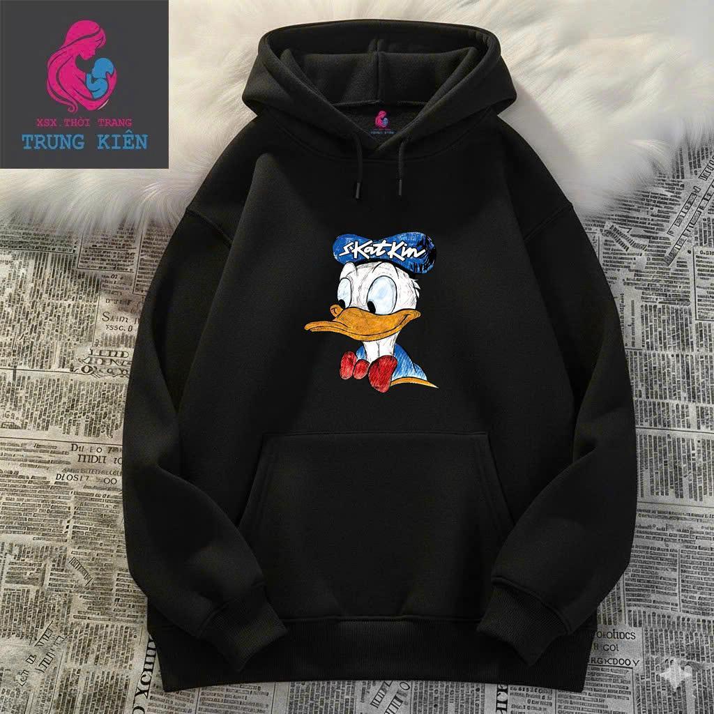 Áo Hoodie Trẻ Em Nỉ Cotton Mềm Mịn, Hình con vit SKATKIN , Phong Cách Thời Trang Thu Đông  CHO BÉ TRAI BÉ GÁI .