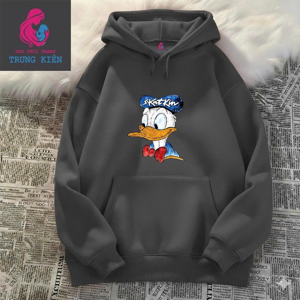 Áo Hoodie Trẻ Em Nỉ Cotton Mềm Mịn, Hình con vit SKATKIN , Phong Cách Thời Trang Thu Đông  CHO BÉ TRAI BÉ GÁI .