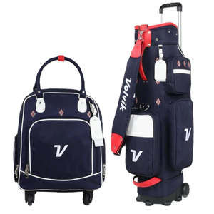 Bộ Túi Golf Nữ Volvik Argyle Có Bánh Xe – VBCP, Set Caddy Bag + Boston Bag Cao Cấp, Dung Tích Lớn, Sang Trọng