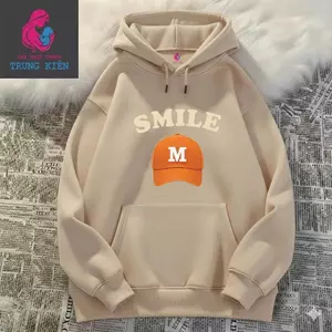 Áo Hoodie Trẻ Em Nỉ Cotton Mềm Mịn, Hình MŨ SMILE, Phong Cách Thời Trang Thu Đông CHO CÁC BE TRAI BÉ GÁI .