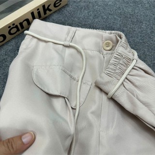 Quần ống suông NHỎ CLOTHING bigsize dài nắp túi bigsize nữ dây kiểu cột dây xinh xắn - QDNT