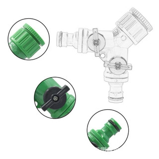 Đầu chia vòi nước, van chữ Y chia 2 đường có van khoá