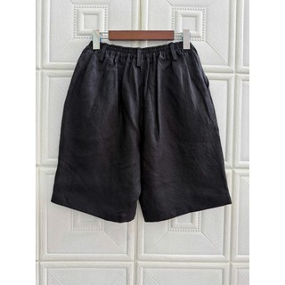 Quần short nam LINEN 100%, 200gsm, lưng thun. JUNE LINEN-QN26-01
