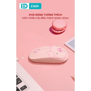 Chuột không dây Wireless FD E160H Thiết kế nhỏ gọn, xinh xắn