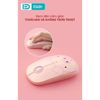 Chuột không dây Wireless FD E160H Thiết kế nhỏ gọn, xinh xắn