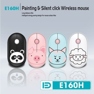 Chuột không dây Wireless FD E160H Thiết kế nhỏ gọn, xinh xắn