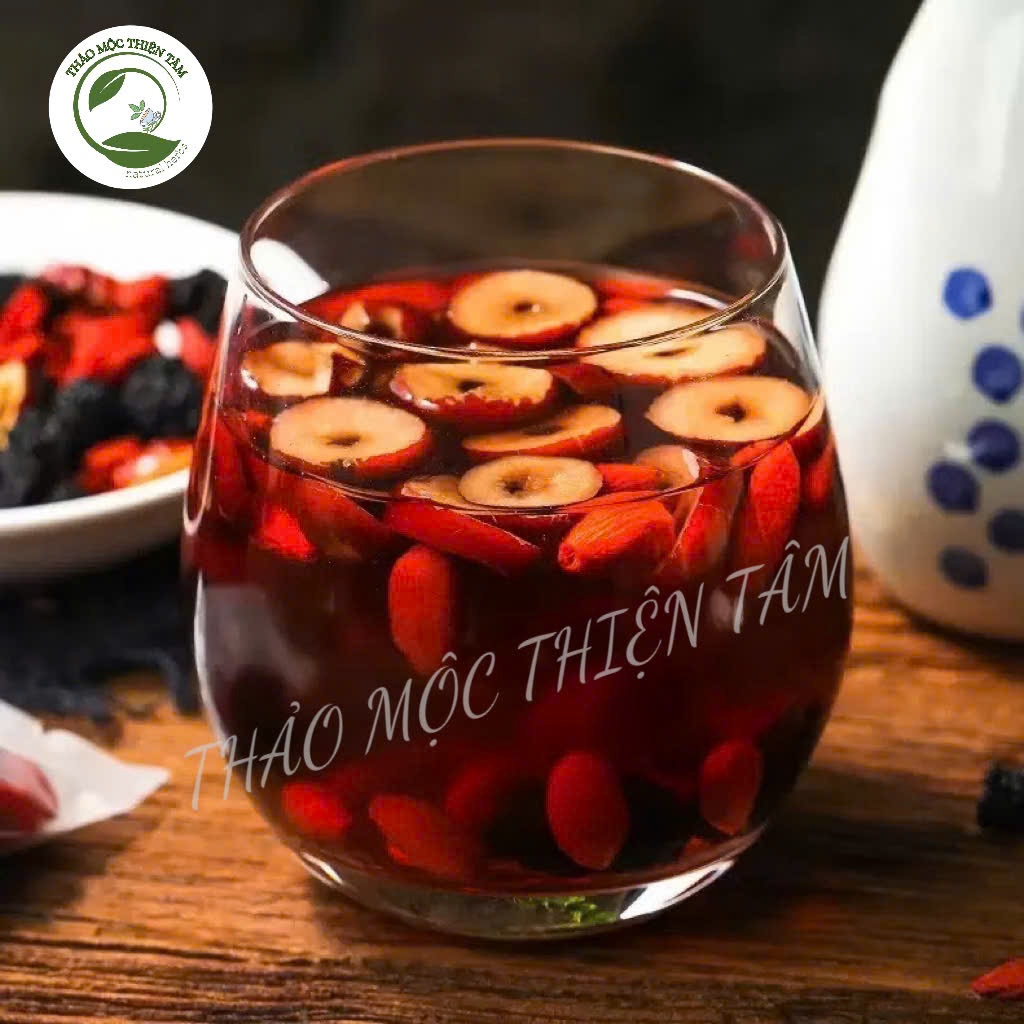 Trà Bổ Máu Dưỡng Huyết - Mua 30 Gói Tặng 3 Gói Và Tặng Thêm 1 Gói Trà Bất Kỳ - Thảo Mộc Thiện Tâm