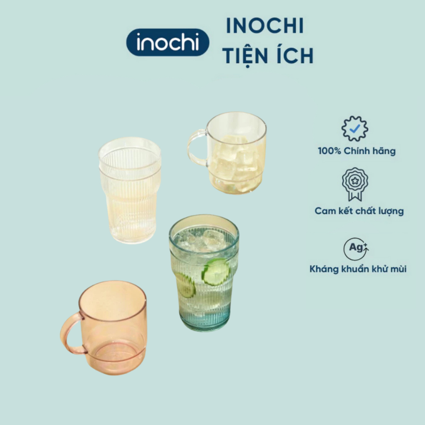 Cốc nhựa Waso Inochi có quai hoặc không quai, nhiều dung tích 360ml và 490ml