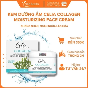 Kem dưỡng ẩm Celia Collagen Moisturizing Face Cream làm căng da, chống nhăn, ngăn ngừa lão hóa