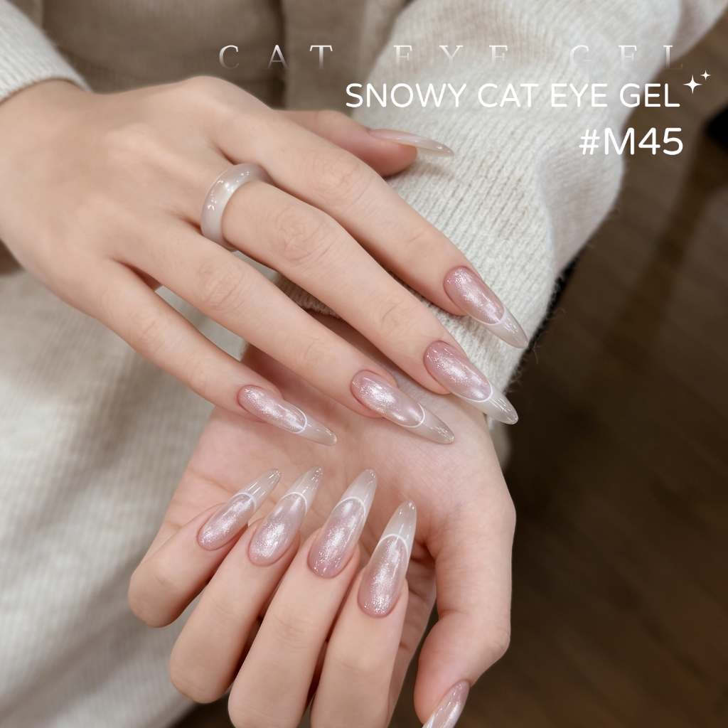 XEIJAYI 10ml - Sơn móng tay dạng gel màu hồng nude cổ điển, hiệu ứng mắt mèo, thích hợp cho salon và sử dụng hàng ngày.