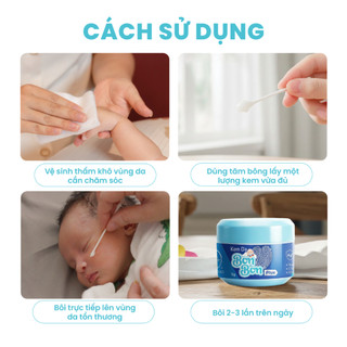 Combo 2 Kem CHỐNG Hăm, Chàm Cho Bé - Dịu Mẩn Ngứa, Ngừa Hăm, Bảo Vệ Và Phục Hồi Da Bé 5g