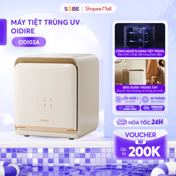 Máy Tiệt Trùng Bình Sữa 19L OIDIRE, Máy Tiệt Trùng Sấy Khô UV Kép Công Nghệ Plasma Úp Bình Sữa,Núm ti,Gặm Nướu ODI03A