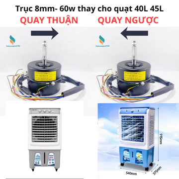 Động cơ quạt hơi nước chính hãng trục 8mm 12mm, Mô tơ thay thế Động cơ quạt điều hòa hơi nước chính hãng