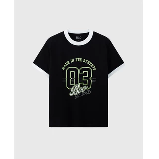 Áo Thun BOO Ringer Tee In Họa Tiết 03 Dành Cho Nữ Màu Sắc Trẻ Trung Chất Liệu Thấm Thoáng Mát, Thấm Hút Mồ Hôi