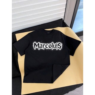Set Bộ Thể Thao Hè Phối Nhiều Chữ Marcoluis , Bộ Quần Áo Ngắn Tay Chất Liệu Nỉ Ngoại Mềm Mịn Thấm Hút Mồ Hôi Cực Tốt
