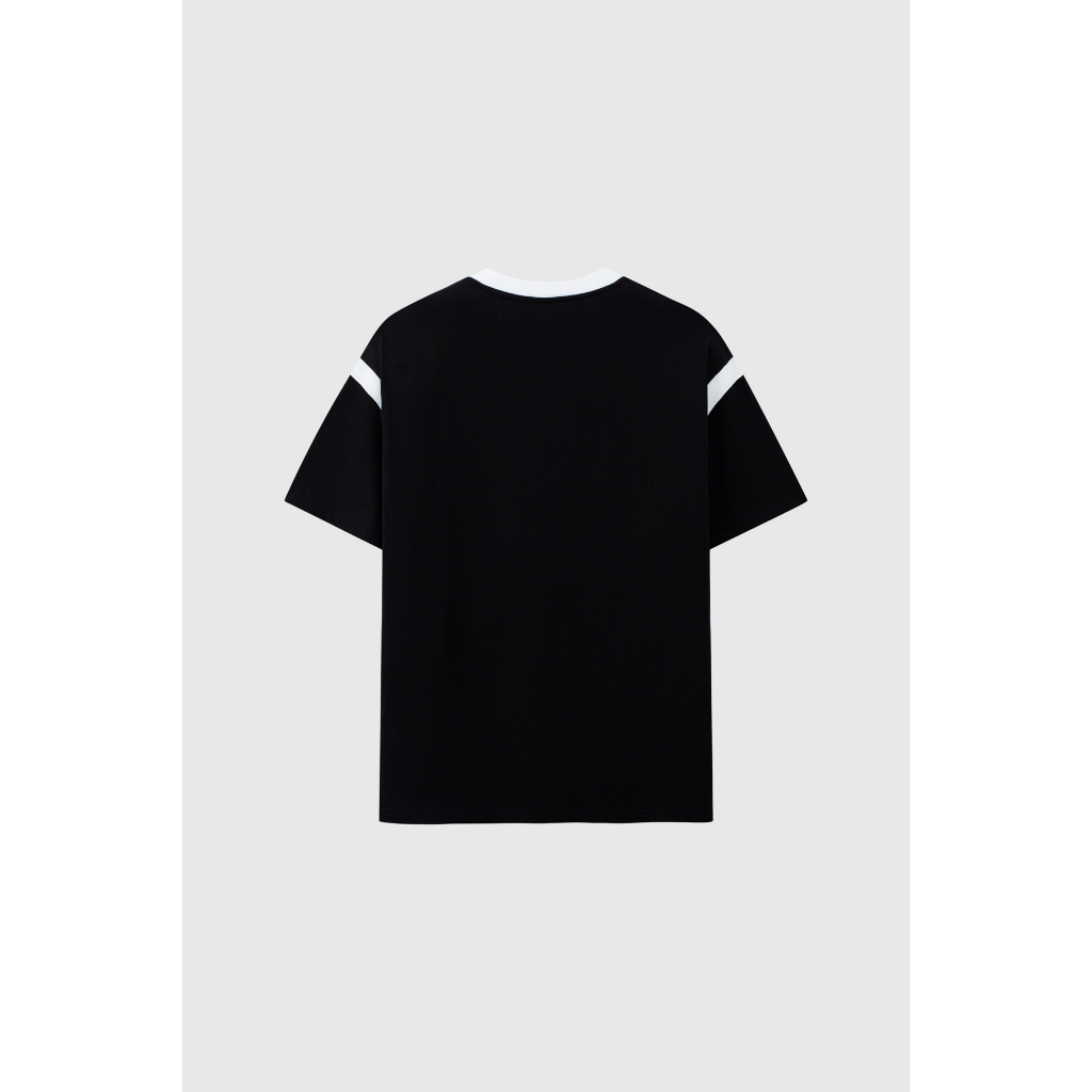 Áo Thun BOO Unisex Overfit Can Phối Họa Tiết Trẻ Trung Unisex Chất Liệu Cao Cấp, Thoáng Mát