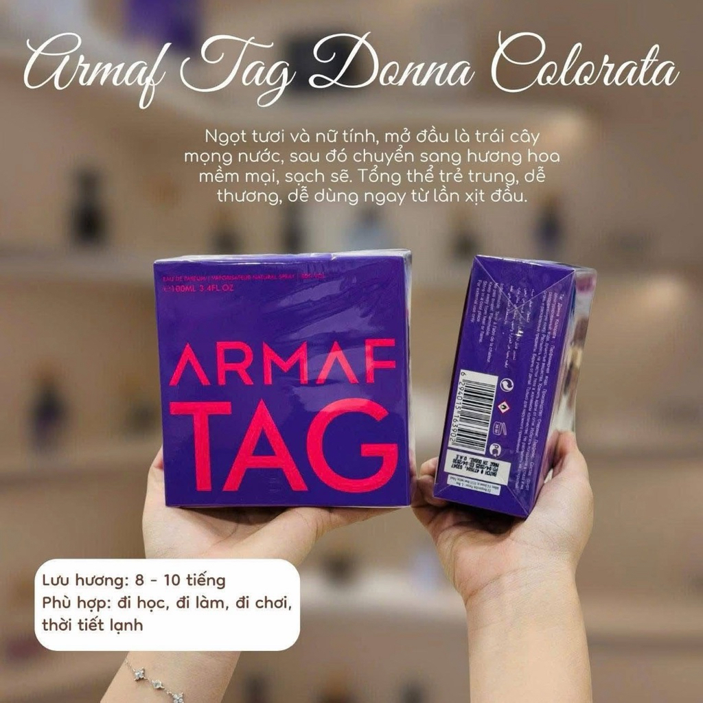 Nước hoa nữ Armaf Tag Her Donna Colorata EDP 100ml